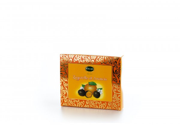 Zagarelle Praline di arancia candita al cioccolato
