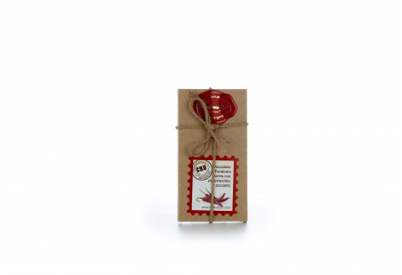 Tavoletta di cioccolato fondente extra con peperoncino piccante